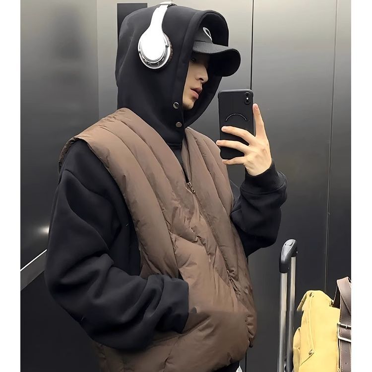 Women's Simple Profile Design Sense Cotton-padded Waistcoat